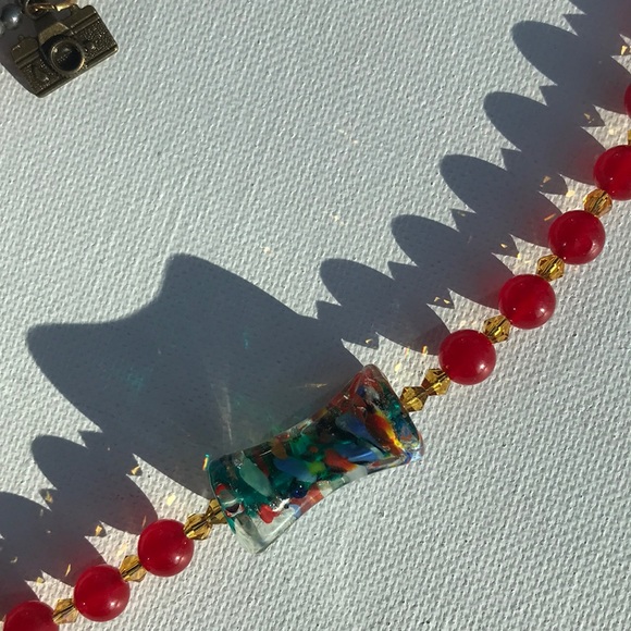 Red Necklace by Capture - Picture 2 of 4